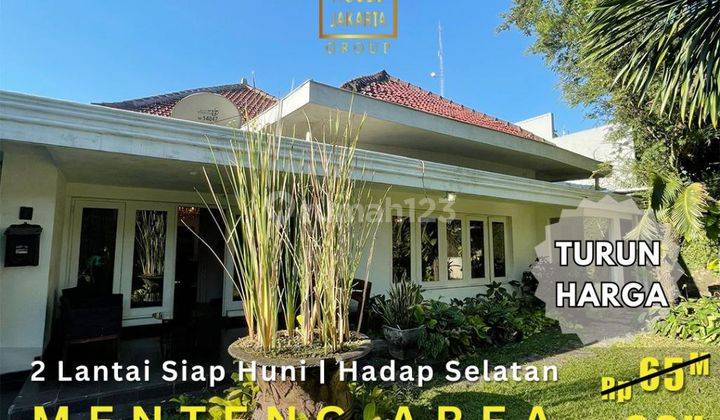 Rumah Menteng 2 Lantai Daerah Elite Ada Taman, Garasi Carport 1