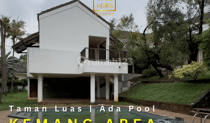 Rumah Kemang 2 Lantai Ada Taman, Pool, Carport Luas 1