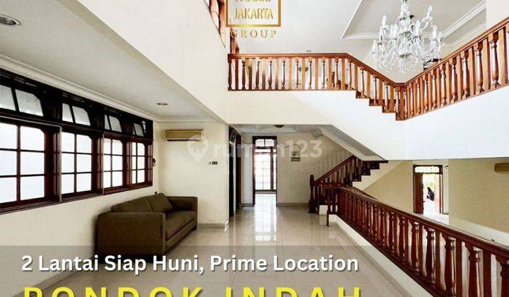 Rumah Pondok Indah 2 Lantai Lingkungan Nyaman Asri Ada Carport 1