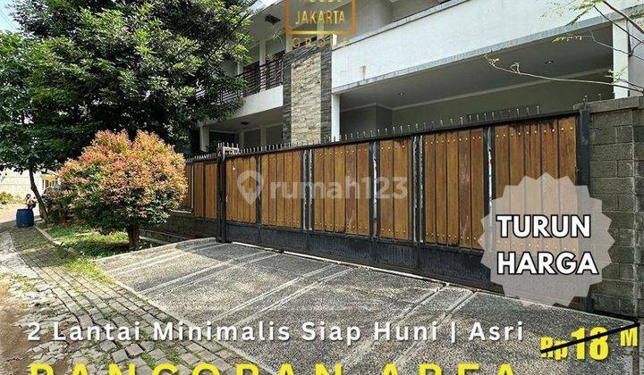 Rumah 2 Lantai Dalam Komplek Ada Taman, Garasi Carport Luas 1