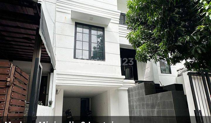 Rumah 2 Lantai Modern Minimalis Dekat Pim Ada Garasi Carport 1