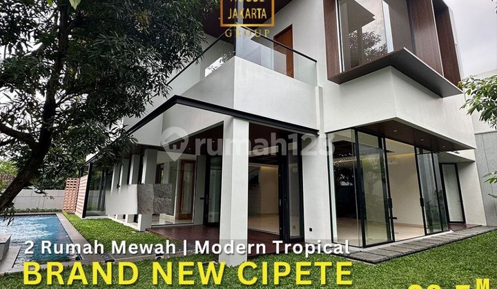 Rumah Hook 2 Lantai Modern Tropical, Ada Pool Taman