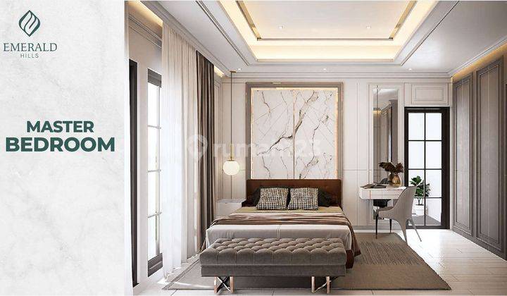 kamar tidur emerald hills di citraland megah