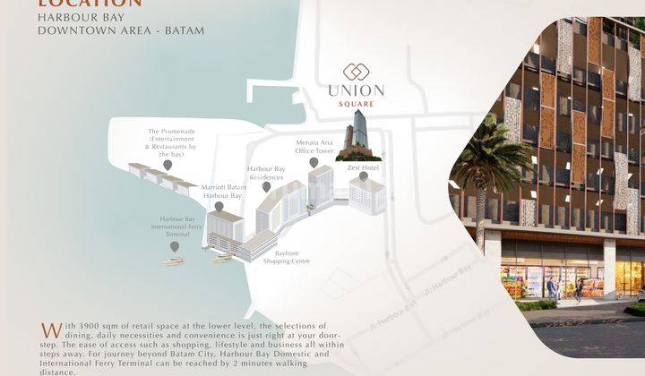 Union Square Condominium And Office At Harbour Bay Downtown Batam 2