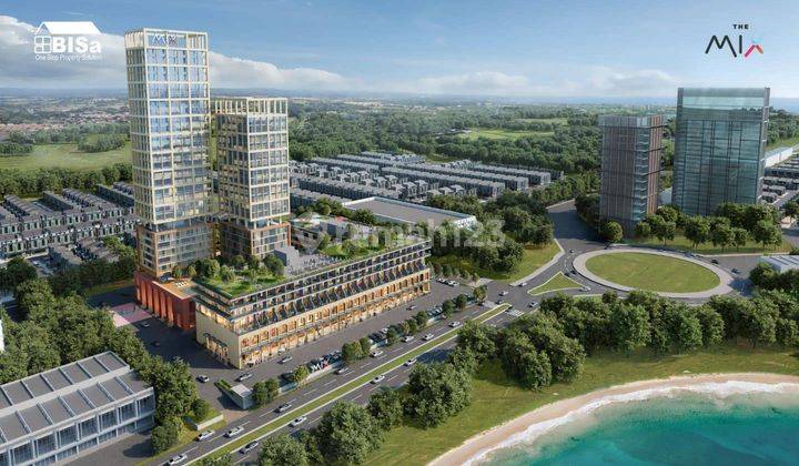 tampak depan the mix apartemen pinggir pantai