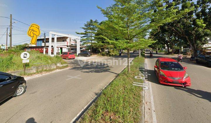 tampak depan kavling untuk 4 ruko jalan