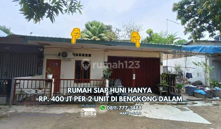 Rumah Siap Huni Hanya Rp. 400 Jt Per 2 Unit di Bengkong Dalam 1