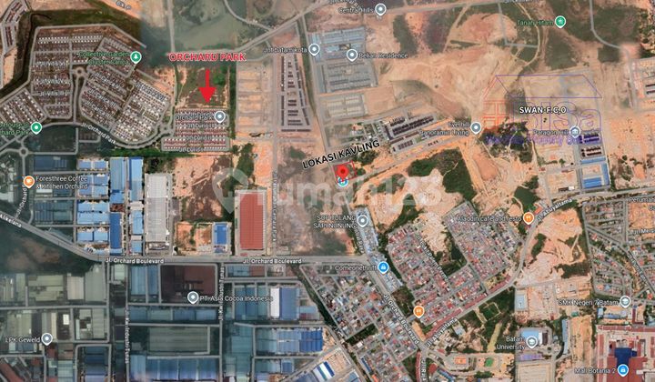 Kavling Residensial Bebas Banjir Posisi Hook Belian Batam Center