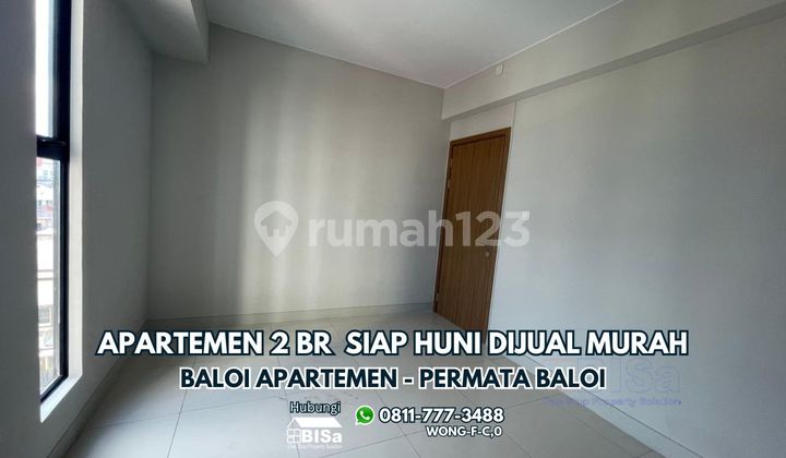 kamar tidur apartemen 2 br baloi view