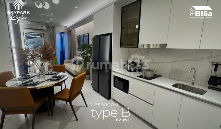 Skypark Kepler Condominium Johor Bahru Type B-2 Bedroom