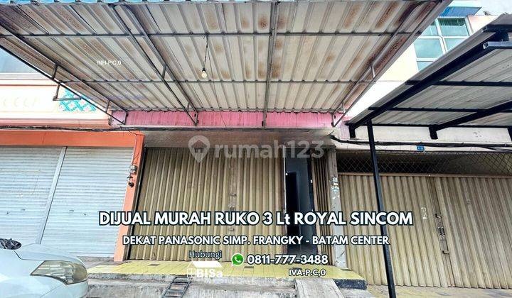 Ruko 3 Lantai Murah Dan Strategis di Royal Sincom Batam Center  2