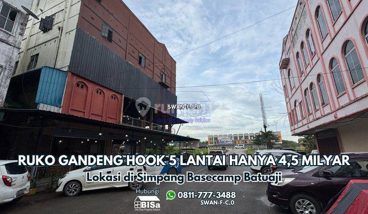 Ruko Gandeng Hook 5 Lt Simpang Basecamp Batuaji Hanya 4,5 Milyar 2