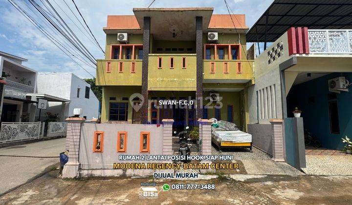 Rumah 2 Lantai Posisi Hook di Modena Regency Batam Center 1