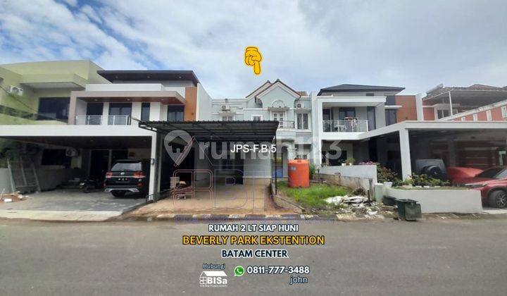 Rumah 2 Lt Siap Huni di Beverly Park Ekstention Batam Center