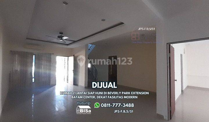 Rumah 2 Lantai Siap Huni di Beverly Park Extension Batam Center 2