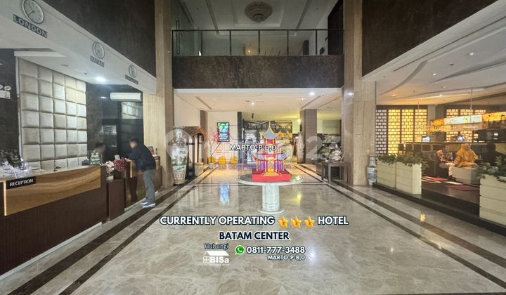 3 Star Hotel Currently Operating Full Facility Batam Center