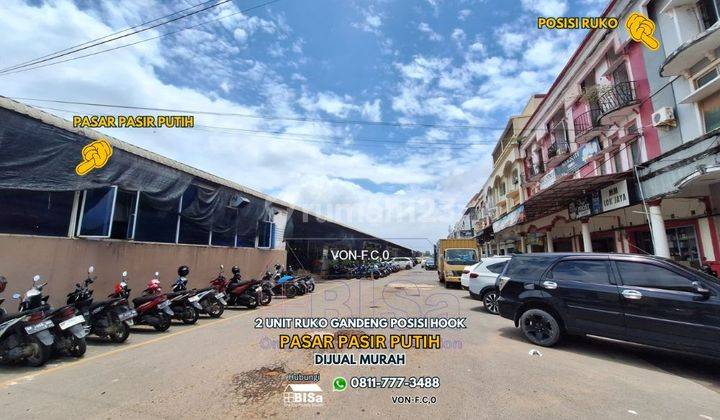 Ruko Hook Gandeng di Trikarsa Equalita Pasar Pasir Putih 2