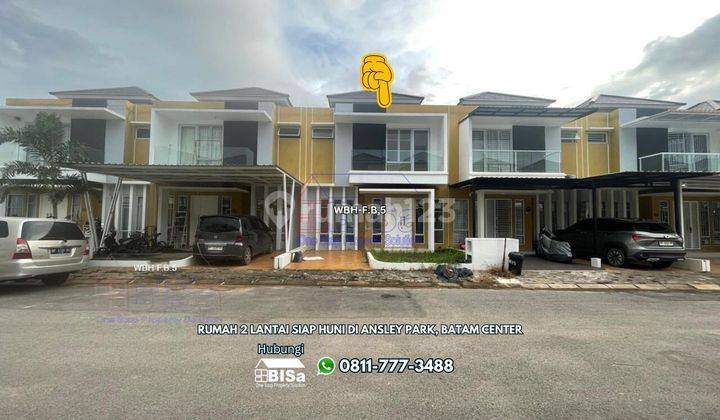 Rumah 2 Lantai Siap Huni di Ansley Park, Batam Center  1