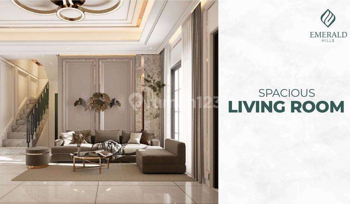 ruang keluarga emerald hills di citraland megah