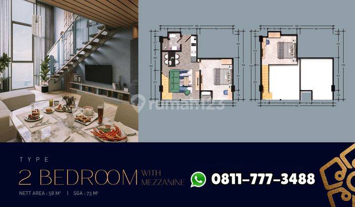 The Pentagon Apartemen Start Rp. 400an Jt Bisa Cash Bertahap 60x 2