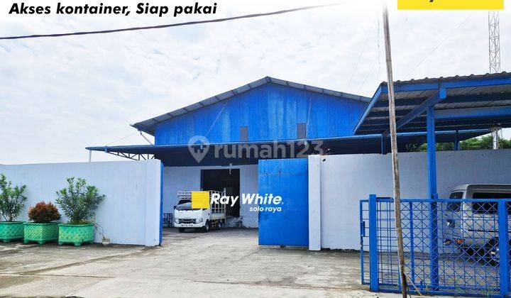 Disewakan Gudang Grogol Sukoharjo Siap Pakai 1