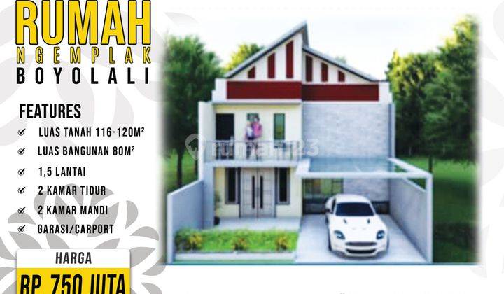 Dijual Rumah Baru, Dekat Bandara Adi Sumarmo, Ngemplak 1