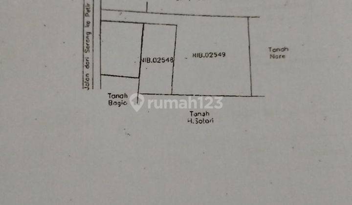 Jual Murah Kavling Banjarsari Serang.. Kec Cipocok. Luas 2493m2. Harga 5juta/ M2 1