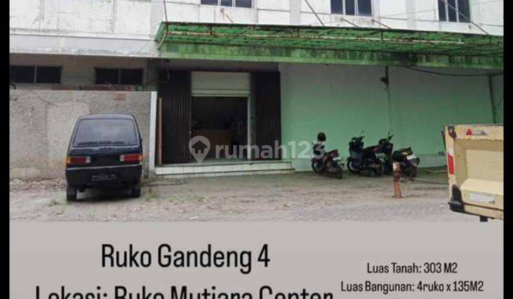 Jual Cepat Ruko Mutiara Center Gandeng4 135m2. 18x15. 2