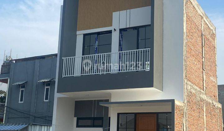 Rumah Baru  2 Lt SHM dlm cluster free biaya2 di Caman Jatibening 1