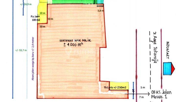 Dijual Cepat Tanah Datar Dekat Pasar Terminal Sukaraja Sukabumi  2