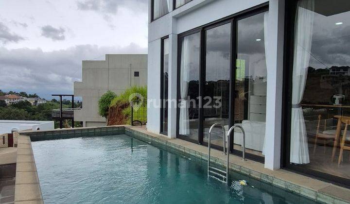 Dijual Rumah Villa Dengan Pool Air Hangat Full Furnished 1