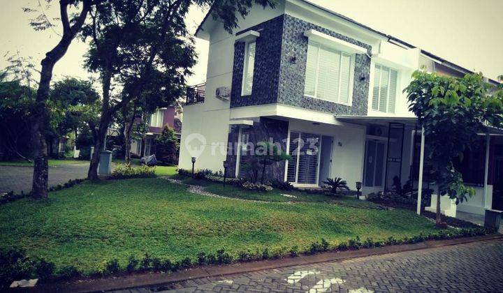 Rumah Hoek 2 lantai asri view taman,semi furnish GrahaRayaBintaro 1