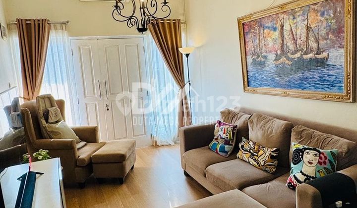 Rumah Siap Huni Fully Furnished Barat , Shm Cluster Di Graha Raya 2