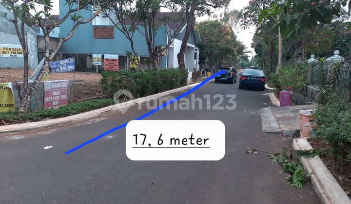 Tanah kavling Hook di Cluster Graha dekat Toll Parigi 2