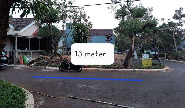 Tanah kavling Hook di Cluster Graha dekat Toll Parigi 1