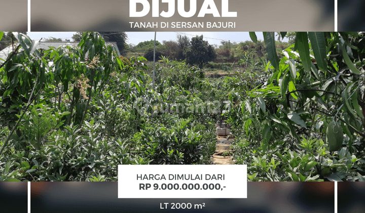 Tanah di Sersan Bajuri, Bandung Barat SHM 2.000 m² 1