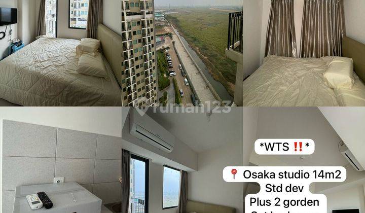 Studio Apartement Osaka Riverview Furnished 2