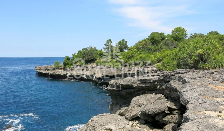 Tanah Hak milik strategis los tebing di Nusa ceningan, Klungkung, Nusa Penida.