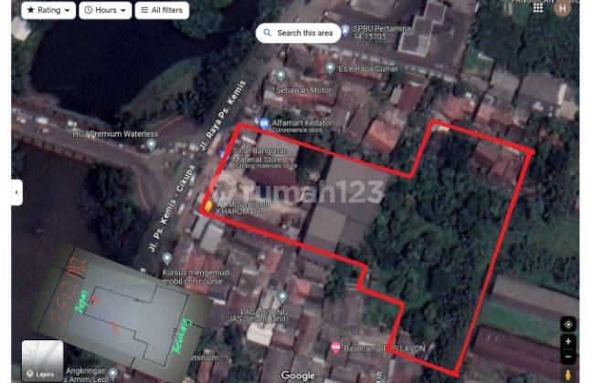 Dijual Tanah Daerah Pasar Kemis 1