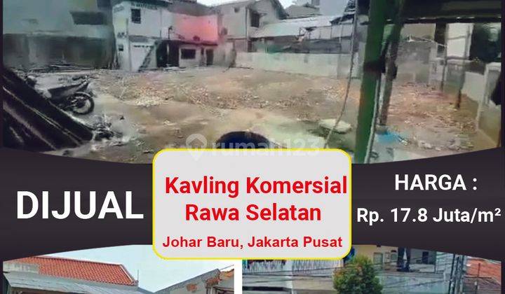 Kavling Luas Komersial Dalam Komplek, Rawa Selatan 1