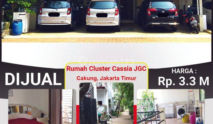 Murah Rumah Cantik Dan Nyaman 2 Lantai di Cluster Cassia Cakung 2