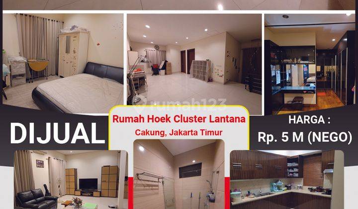 Rumah Hoek 2 Lantai Semi Furnished Cluster Lantana, Cakung 2