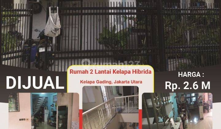 Rumah Minimalis Kelapa Hibrida 2 Lantai Strategis, Kelapa Gading 2