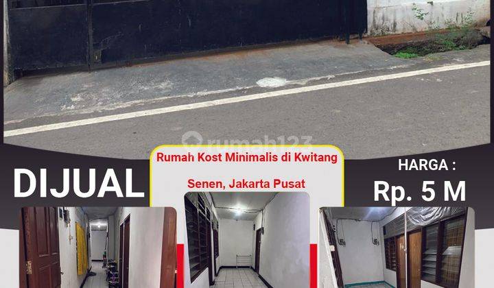 Murah Rumah Kost 17 Kamar Luas 2 Lantai di Senen, Jakarta Pusat 2