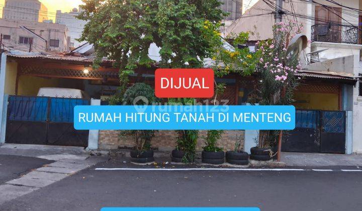 Rumah Hitung Tanah Di Menteng Jakarta Pusat Murah Bisa Buat Kantor,kos Kosan 1