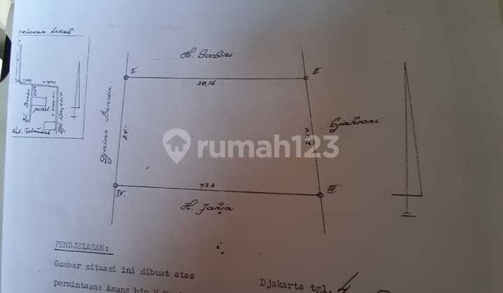 Dijual Cepat Harga Njop, Rumah Hitung Tanah, Benda Kemang Jaksel 2