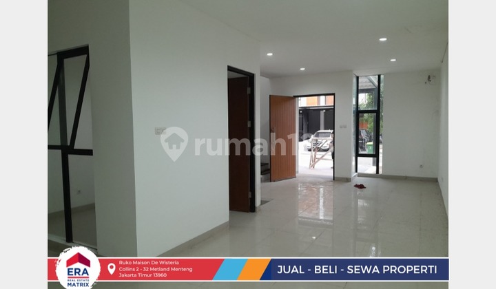 Rumah Minimalis Modern 6X16 Cluster Jura Metland Menteng