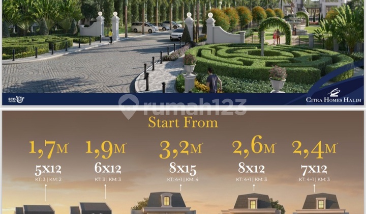 Free PPN Rumah Baru Citra Homes Halim Tanpa DP bisa KPR