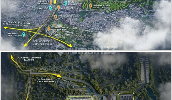 Free PPN Rumah Baru Citra Homes Halim Tanpa DP bisa KPR