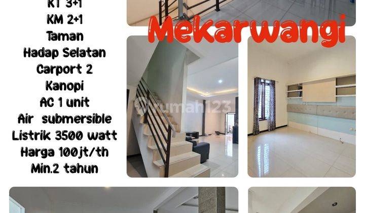 Rumah di mekar wangi Bagus SHM hadap Selatan 1